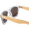Okulary przeciwsłoneczne Navaris unisex, UV400, bambus, niebieski, 40731.03.04