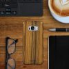 Etui do Samsunga Galaxy S8, Drewniane, Brązowe, 42160.05