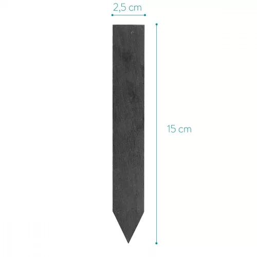 Zestaw 10 etykiet ogrodowych z łupków Navaris dla roślin, 42174