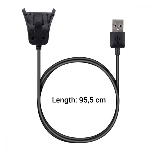 Kabel ładujący USB do TomTom Adventurer / Runner 3 / Spark 3 / Golfer 2, Czarny, 42266.01