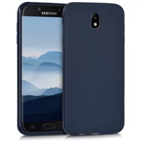   Etui do Samsunga Galaxy J7 (2017), Silikon, Niebieski, 42287.53