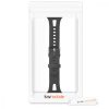 Pasek do Garmin Forerunner 10/Forerunner 15, Kwmobile, Czarny, Silikon, 42264.01