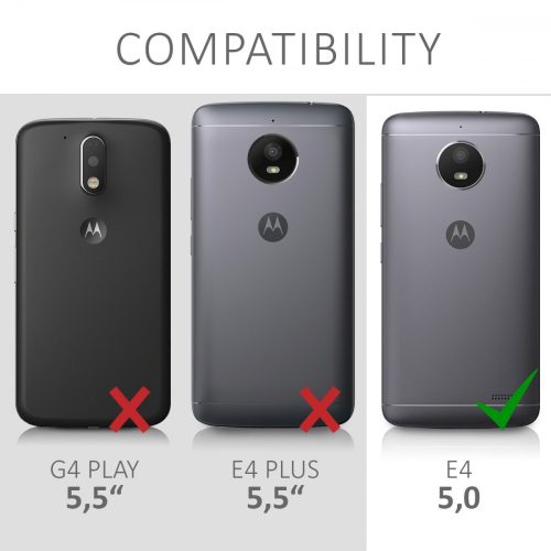 Etui do Motoroli Moto E4, Silikon, Przezroczysty, 42350.03