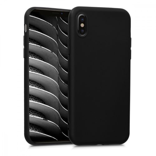 Etui do Apple iPhone X / iPhone XS, Silikon, Czarny, 42492.47