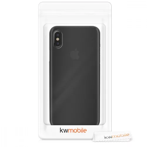 Etui Kwmobile do Apple iPhone X/iPhone XS, plastikowe, czarne, 42506.01