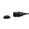 Kabel adapterowy 3,5 m z gniazdem E14 i przełącznikiem, Kwmobile, Czarny, PVC, 42684