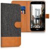 Etui do LG X Power 2, tekstylne, brązowe, 41196.02