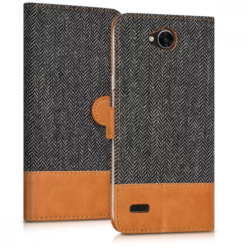 Etui do LG X Power 2, tekstylne, brązowe, 41196.02