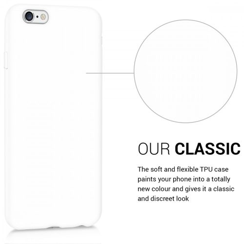 Etui do Apple iPhone 6 / iPhone 6s, Silikon, Biały, 35176.48