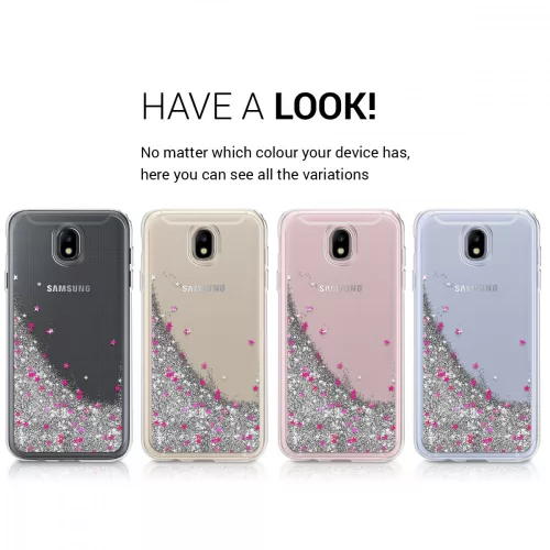 Etui do Samsunga Galaxy J7 (2017), Silikon, Wielokolorowe, 42734.01