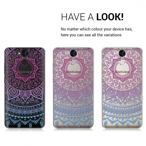 Etui do Blackview P2, silikonowe, wielokolorowe, 42974.01