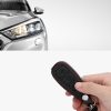 Osłona kluczyka do samochodu Ford - 3 przyciski - Keyless Go, Skóra ekologiczna, Czarna, 42990.01