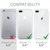 Folia ochronna do Apple iPhone 8 Plus, kaliber, Przód, Czarna, 43286.01