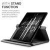 Etui 360° na tablet Huawei MediaPad T3 10, Kwmobile, Czarno-biały, Skóra ekologiczna, 43414.01