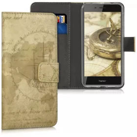   Etui do Huawei Honor 6C, Skóra ekologiczna, Brązowy, 43528.01