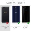 Pokrowiec na ZTE Nubia Z17S, Skóra ekologiczna, Czarny, 43627.01