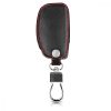 Osłona kluczyka do samochodu Hyundai / Kia - 3 przyciski - Keyless Go, Skóra ekologiczna, Czarna, 43665.01