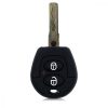Osłona kluczyka samochodowego do VW - 2 przyciski, silikon, czarna, 43655.01