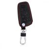 Osłona kluczyka do BMW - 3 przyciski - Keyless Go, Skóra ekologiczna, Czarna, 43955.01