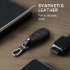 Etui na kluczyk samochodowy do Forda - 3 przyciski - Keyless Go, Skóra ekologiczna, Czarne, 43956.01