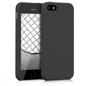   Etui do Apple iPhone 5 / iPhone 5s / iPhone SE, Silikon, Czarny, 42766.47