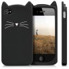 Etui do Apple iPhone 4 / iPhone 4s, Silikon, Czarny, 16131.02