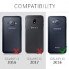 Etui do Samsung Galaxy J3 (2016), Ekoskóra, Niebieski, 40583.17