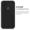 Etui do Apple iPhone X / iPhone XS, aluminium, czarny, 43892.01