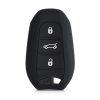 Etui na kluczyk samochodowy do Peugeota / Citroena - 3 przyciski - Keyless Go, Silikon, Czarny, 44154.01