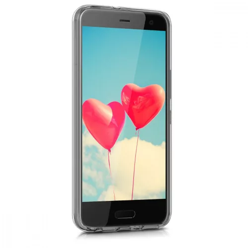 Pokrowiec na HTC U11 Life, silikon, biały, 43644.02