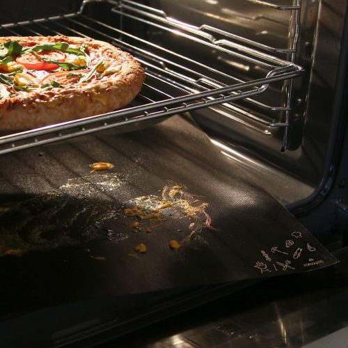 Zestaw 3 nieprzywierających mat do grillowania Navaris, wielokrotnego użytku, 300 stopni Celsjusza, 44053.01