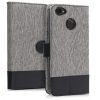 Etui na ZTE Blade A6, tekstylne, szare, 44462.22