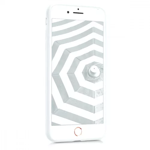 Etui do Apple iPhone 8 Plus / iPhone 7 Plus, Silikon, Biały, 39499.48