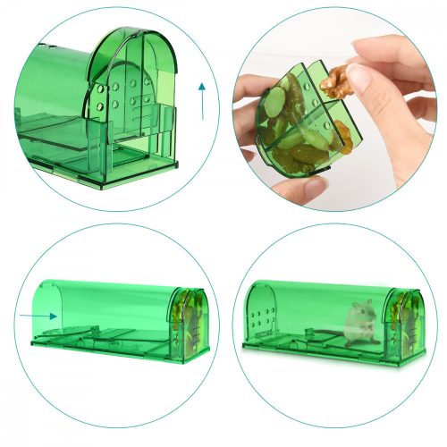 Zestaw 2 x pułapka Navaris na ludzi do łapania i wypuszczania myszy i gryzoni, 44671.07.02