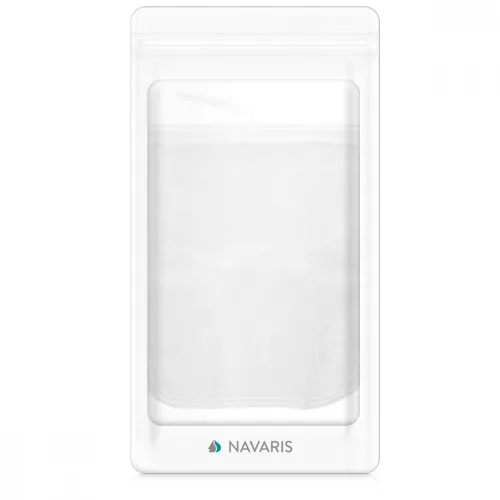 Organiczna torebka na mleko migdałowe Navaris, wielokrotnego użytku, 25 x 30 cm, 44348.02