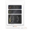 Tester kabli sieciowych z PoE - LAN i 2 trybami skanowania, Kwmobile,/Czarny, Plastik, 44494.03