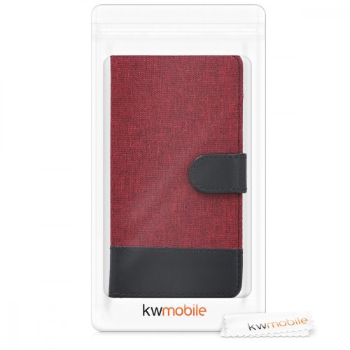 Etui do Huawei P9 Lite (2017), Tekstylne, Czerwone, 40893.04