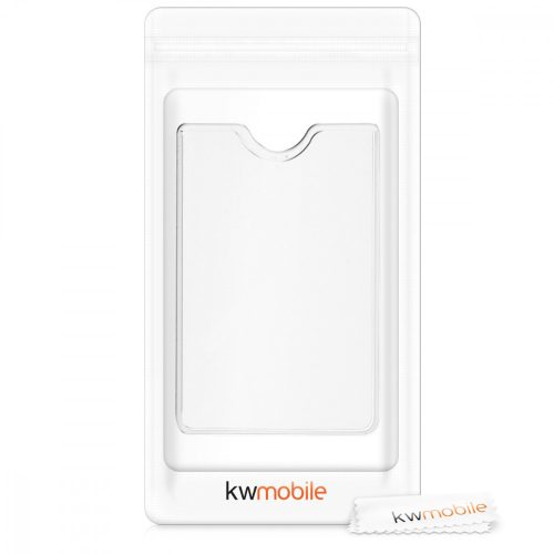 Zestaw 10 etui na karty bankowe, Kwmobile, przezroczysty, plastikowy, 45056.74