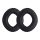 Zestaw 2 poduszek nausznych do słuchawek Sennheiser PX360/MM550-X/MM450-X, Kwmobile, czarny, eko skóra, 45048.01