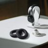 Zestaw 2 poduszek nausznych do słuchawek Sennheiser PX360/MM550-X/MM450-X, Kwmobile, czarny, eko skóra, 45048.01