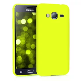   Etui do Samsunga Galaxy J3 (2016), Silikon, Żółty, 45181.75
