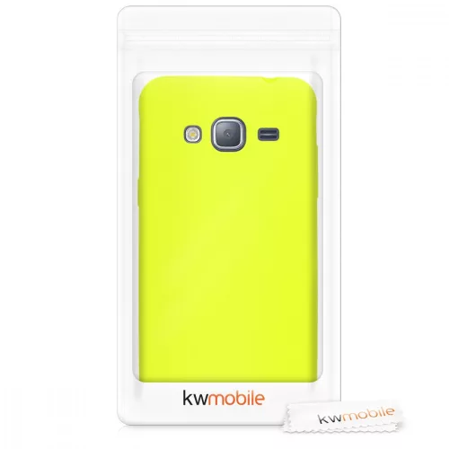 Etui do Samsunga Galaxy J3 (2016), Silikon, Żółty, 45181.75