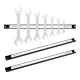 Set 3 suporturi magnetice unelte Navaris, 45.7 cm, 13.6 kg, montaj usor, pentru perete, negru, otel