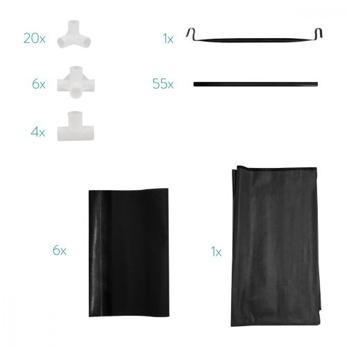 Szafa Navaris z drzwiami rolowanymi, 6 przegródek, 88 x 170 x 45 cm, 45294.01