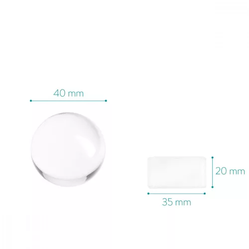 Sportowa szklana kula Navaris do zdjęć/dekoracji, 40 mm, 45357.25