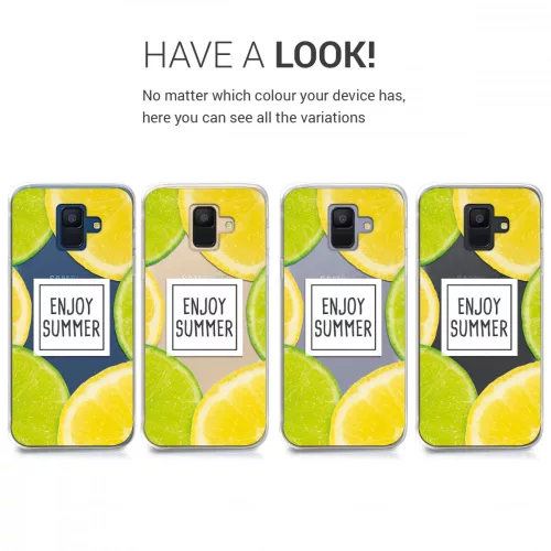 Etui do Samsunga Galaxy A6 (2018), Silikon, Wielokolorowe, 45250.03