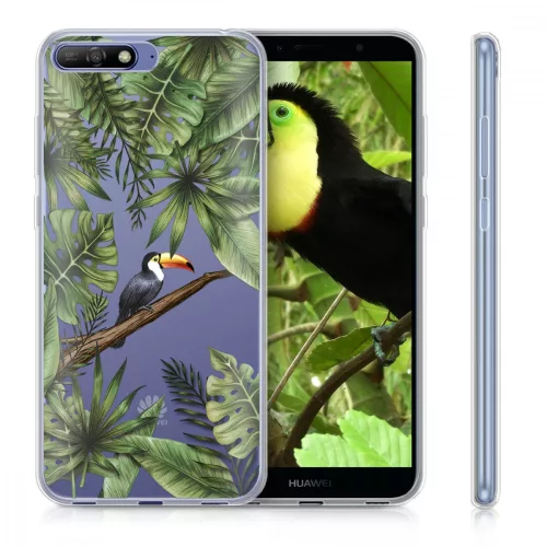 Etui do Huawei Y6 (2018), Silikon, Zielone, 45413.03