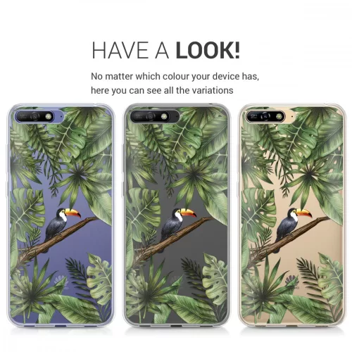 Etui do Huawei Y6 (2018), Silikon, Zielone, 45413.03