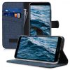 Etui do Huawei Y6 (2018), tekstylne, niebieskie, 44880.03
