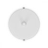 Zestaw 2 lamp wiszących wewnętrznych 80 cm z gniazdem na żarówki E27, Kwmobile, Biały, 45541.02